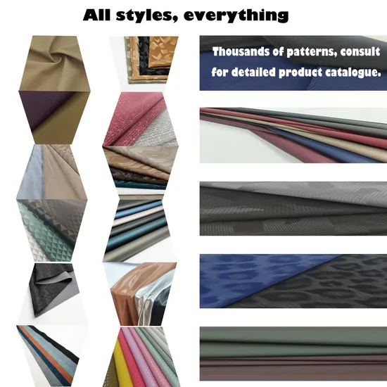 Премиальная тисненая искусственная кожа PU для обивки мебели