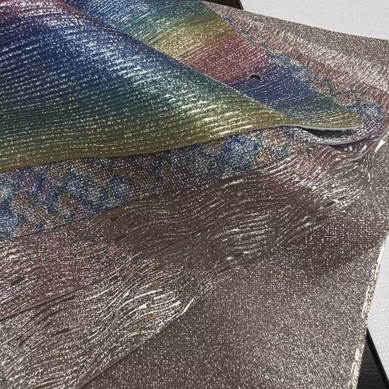 Зеркальная поверхность, плотный блестящий ПУ винил, искусственная кожа для обуви