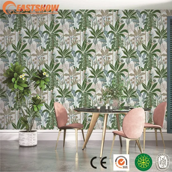 Декоративный природный дизайн 3D-картина Природа Фреска Тропические таинственные листья Пейзаж Обои